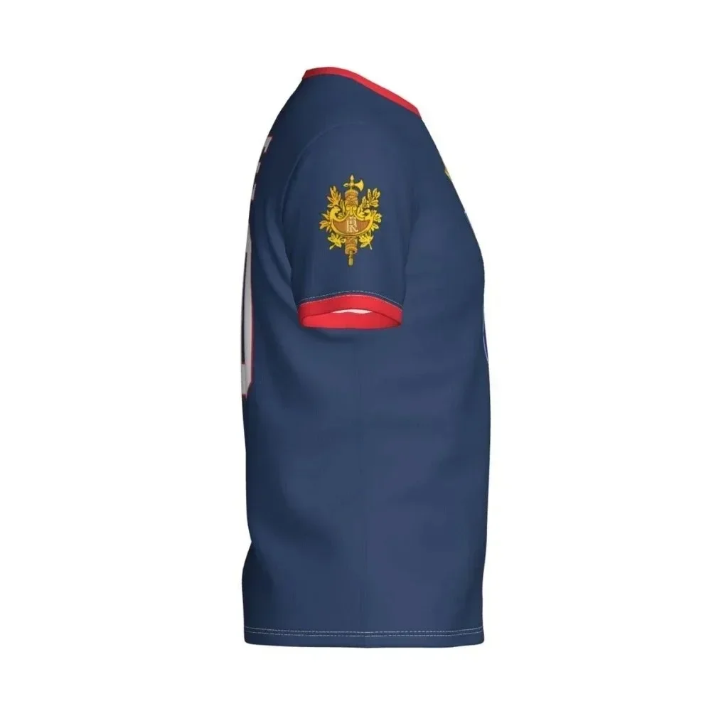 فرنسا العلم شارة ثلاثية الأبعاد مطبوعة تي شيرت الرجال والنساء الرياضة موضة الجرافيك تي شيرت كرة القدم الفرنسية مروحة هدية 2025 الصيف بلايز #5