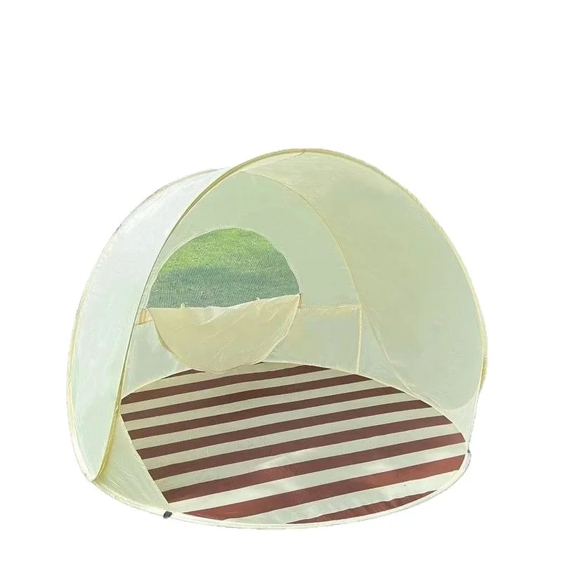 Outdoor beach seaside picnic tent, automatic folding portable quick opening breathable sunscreen sunshade tent