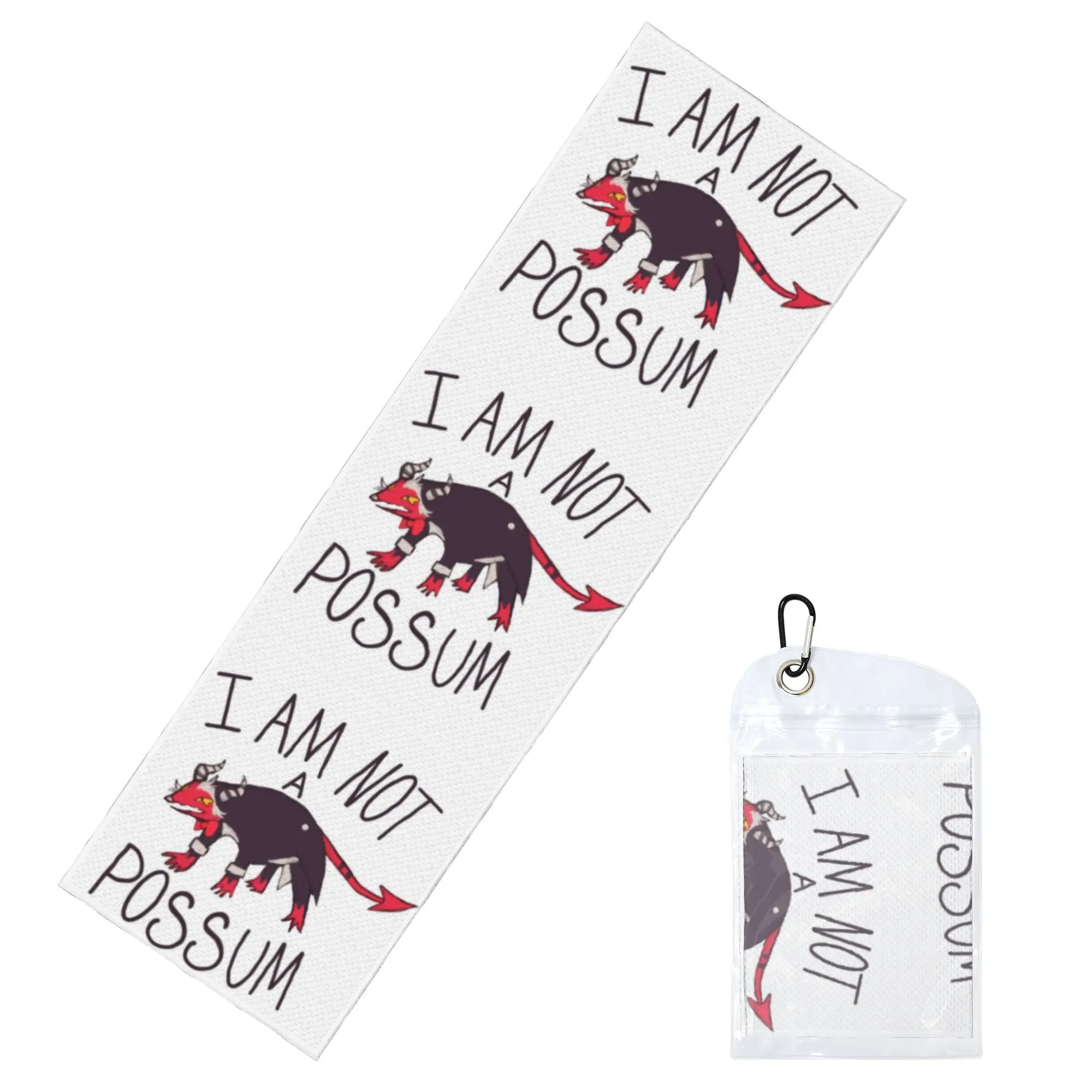I'm Not A Boss Cartoon POSSUM Helluva Boss Cold Exercise Towel   Super Soft Breathable Instant Cooling Towel Yoga Towels