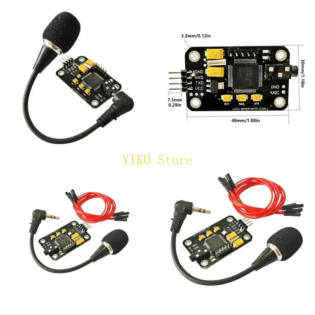 

K32C Эффективная плата распознавания голоса Модуль голосовых команд Простая интеграция и низкое энергопотребление