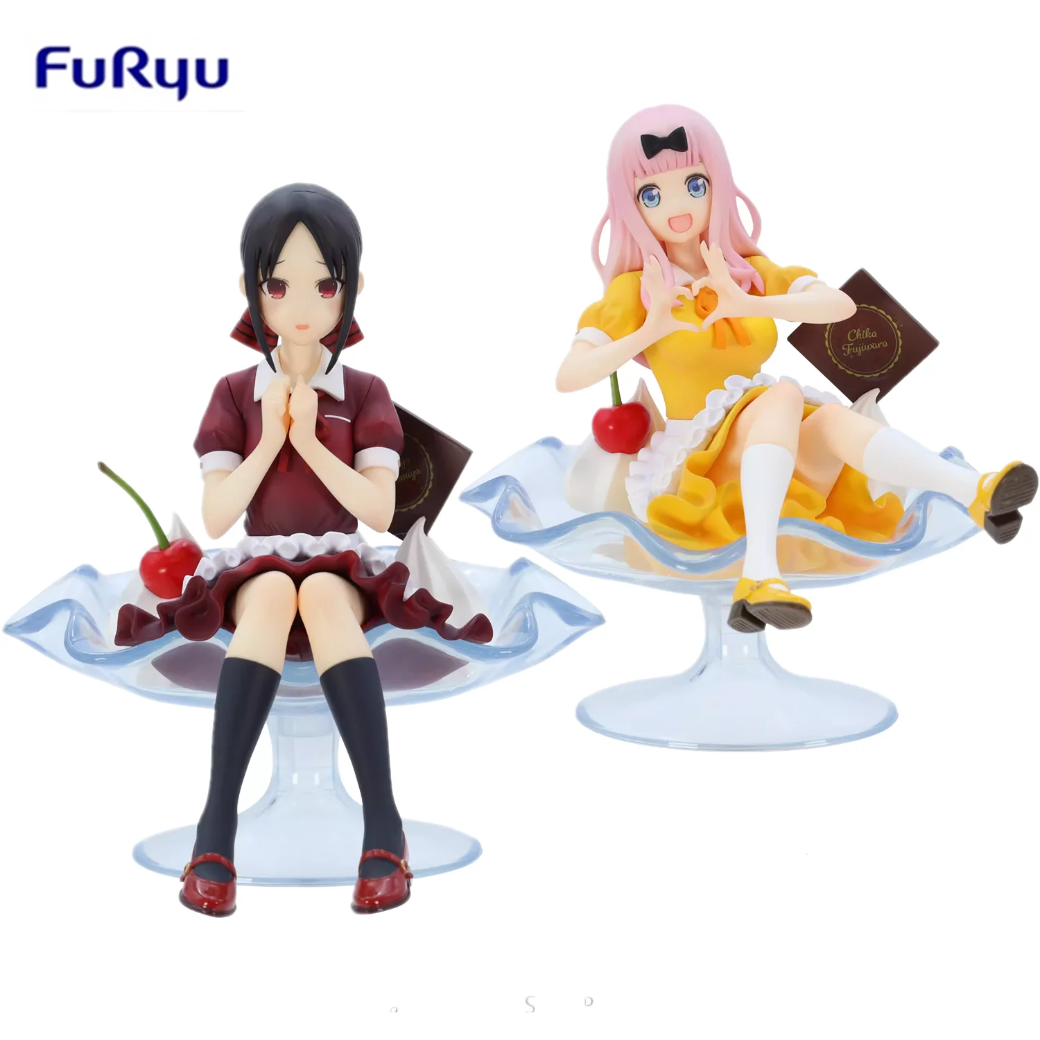 Original FuRyu Kaguya Shinomiya Chika Fujiwara Parfait Kaguya-sama Love Is War Special Figure Sweet Cup Action Figurine Toys