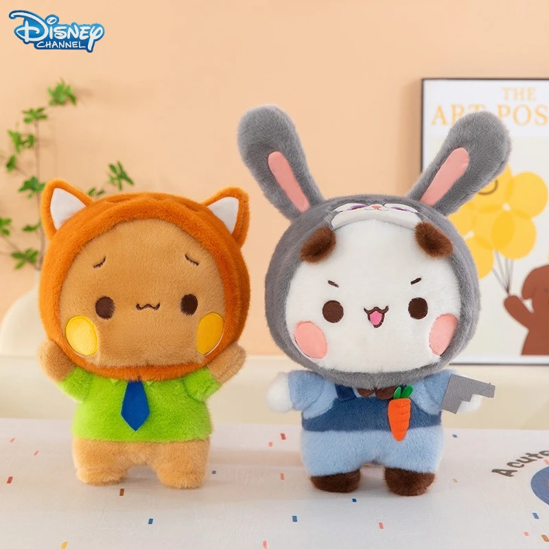 

30-60CM Big Size Disney Transformation Judy Nick Plushies Cartoon Anime Kawaii Ornament Comfortable Soft Doll Children Toy Gifts