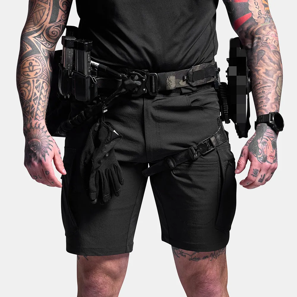 140D Orange Peel Tactical Assault Shorts Outdoor Wear resistant Waterproof Mountaineering Hiking Speed drying
