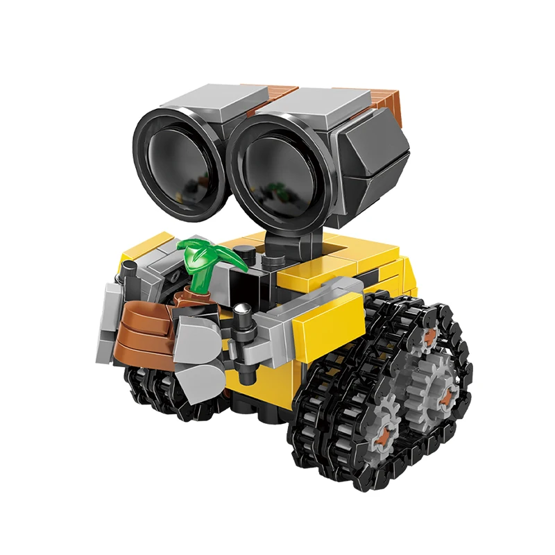 Robot de film science-fiction Wall-E, figurines MOC, mecha spatial, briques MOC, figurines d'action, jouets pour adultes et enfants, cadeaux d'anniversaire, DIY