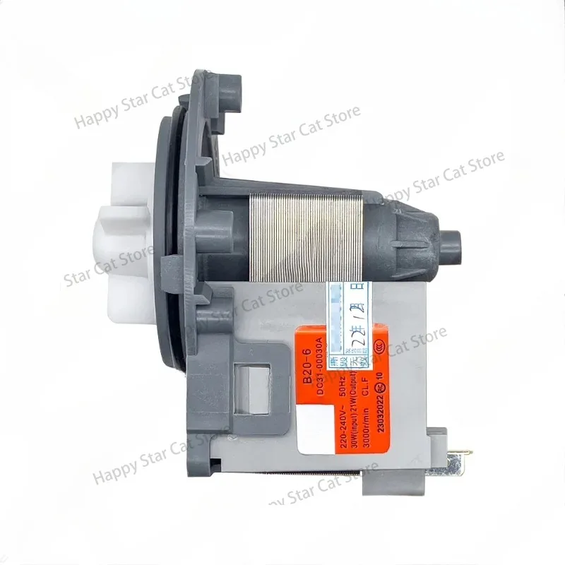 New For  Washing Machine Drain Pump Motor B20-6 220-240V 50Hz 30W 3000r/min DC31-00030A Washer Drainage Parts