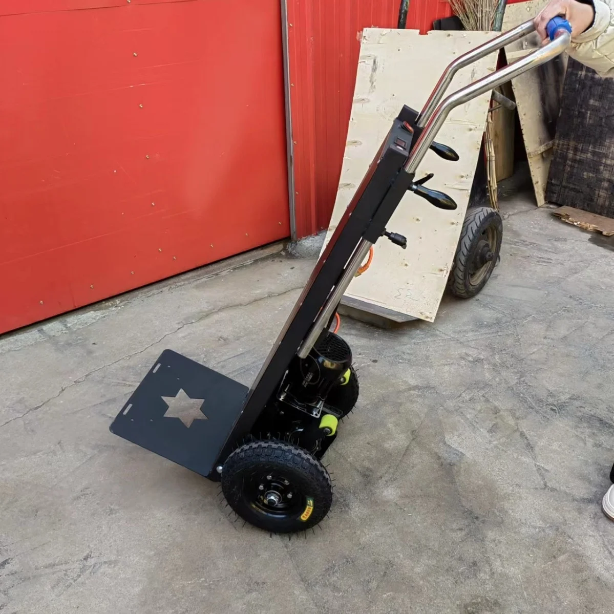 Elektrische Raupen-Treppensteigermaschine, automatischer Treppentransport