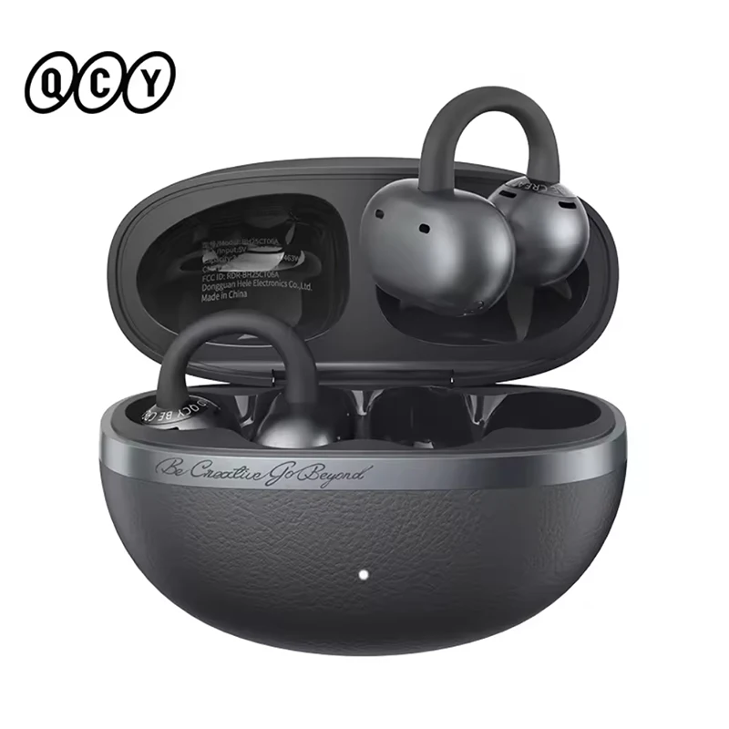 

Crossky C50 Open Ear Wireless Earbuds Bluetooth 6.0 Comfort Clip On Sports Earphone 4 Mic AI Clear Call Bass Boost Headphone