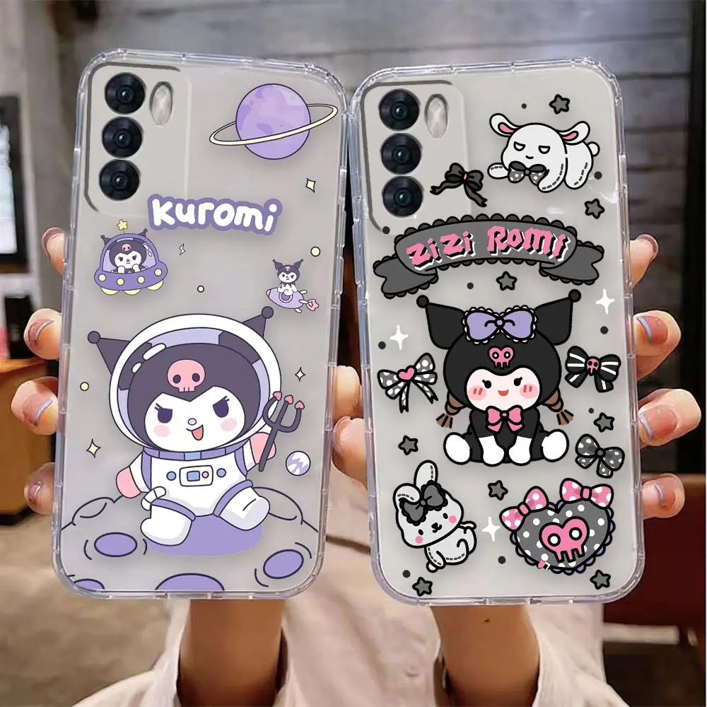 Clear Phone Case For VIVO Y32 Y33S Y50 Y51S Y52S Y53S Y55S Y95 Y97 V20 V21 5G 4G Case Funda Coque Shell Kuromi My Melody Cartoon