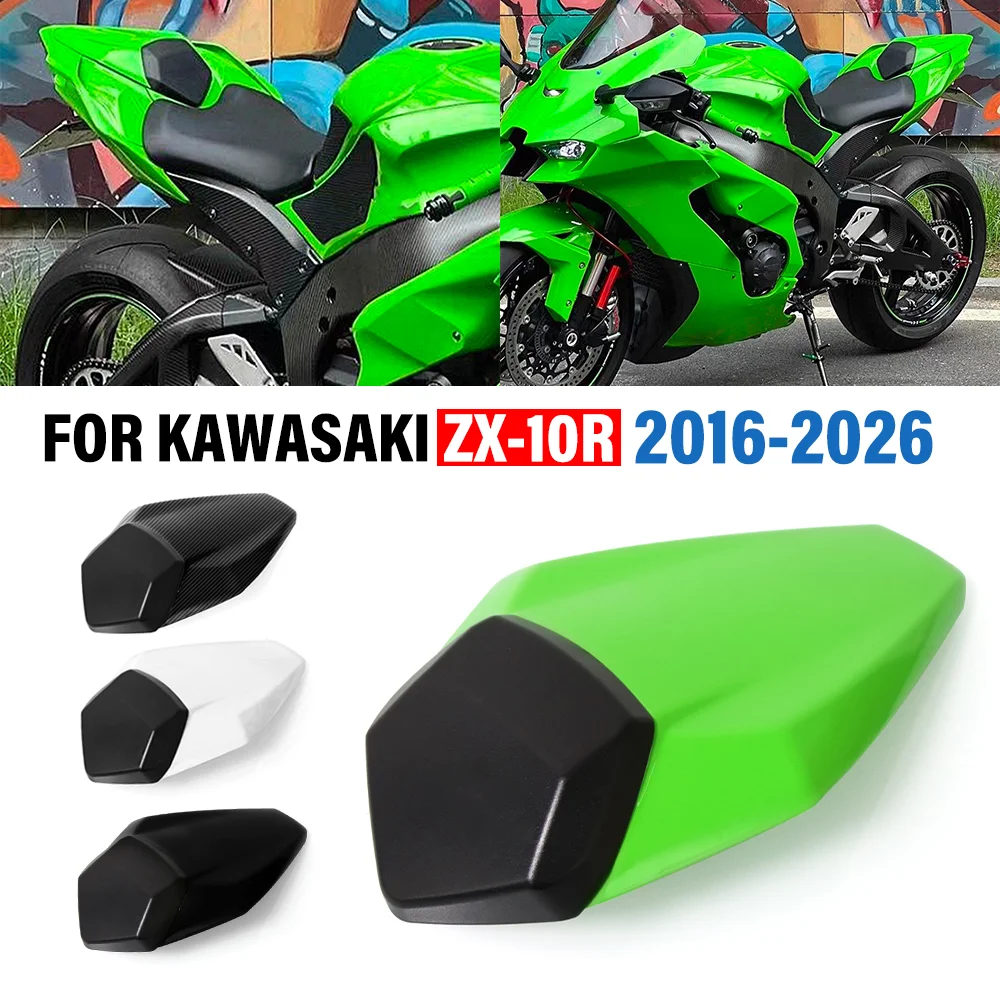 For Kawasaki ZX-10R ZX 10R ZX10R 2016-2026 2025 Motorcycle Rear Seat Cowl Passenger Seat Rear Fairing Cover Accessories Pillion