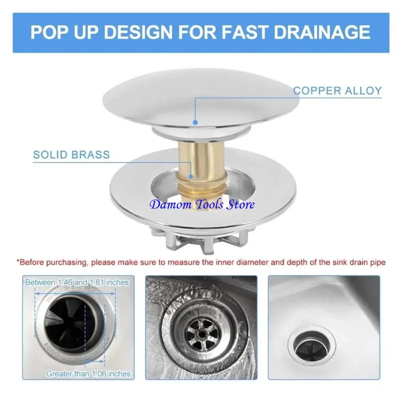 

57BE Отказной слив для ванны, уплотнительная пробка для воды, слив для душа, ловушка для волос, универсальные пробки для слива в
