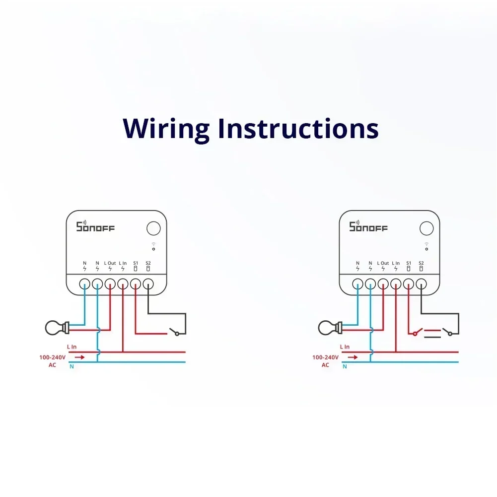 

Smart WiFi 2Way Switch Breaker MINIR4 4PCS with Timing Function and Flexible Compatibility for Various Control Systems