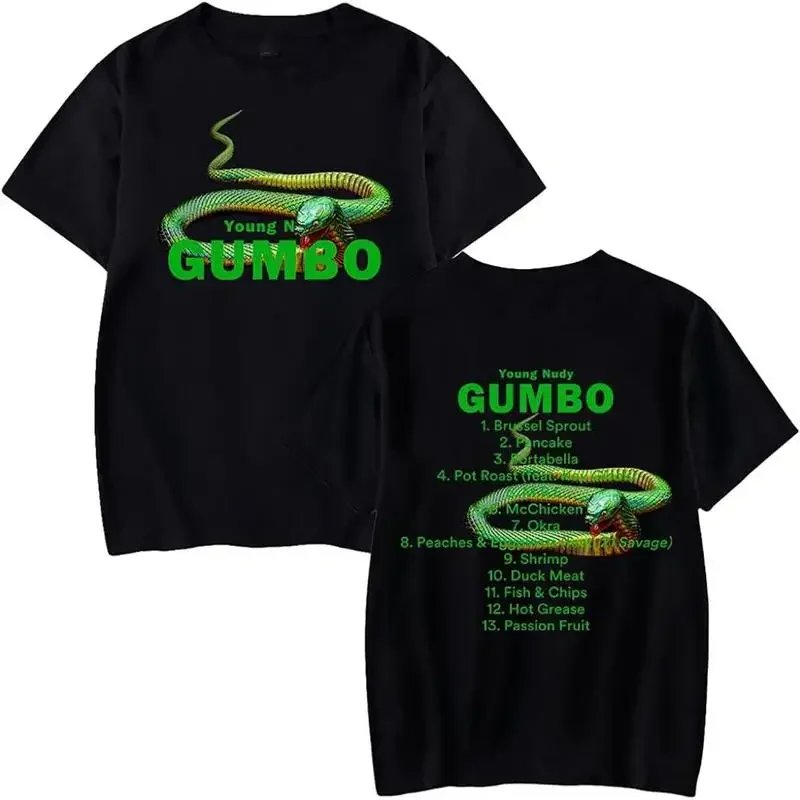 Young Nudy Album Gumbo Hip Hop For Cotton T Shirt Full Size Uu884