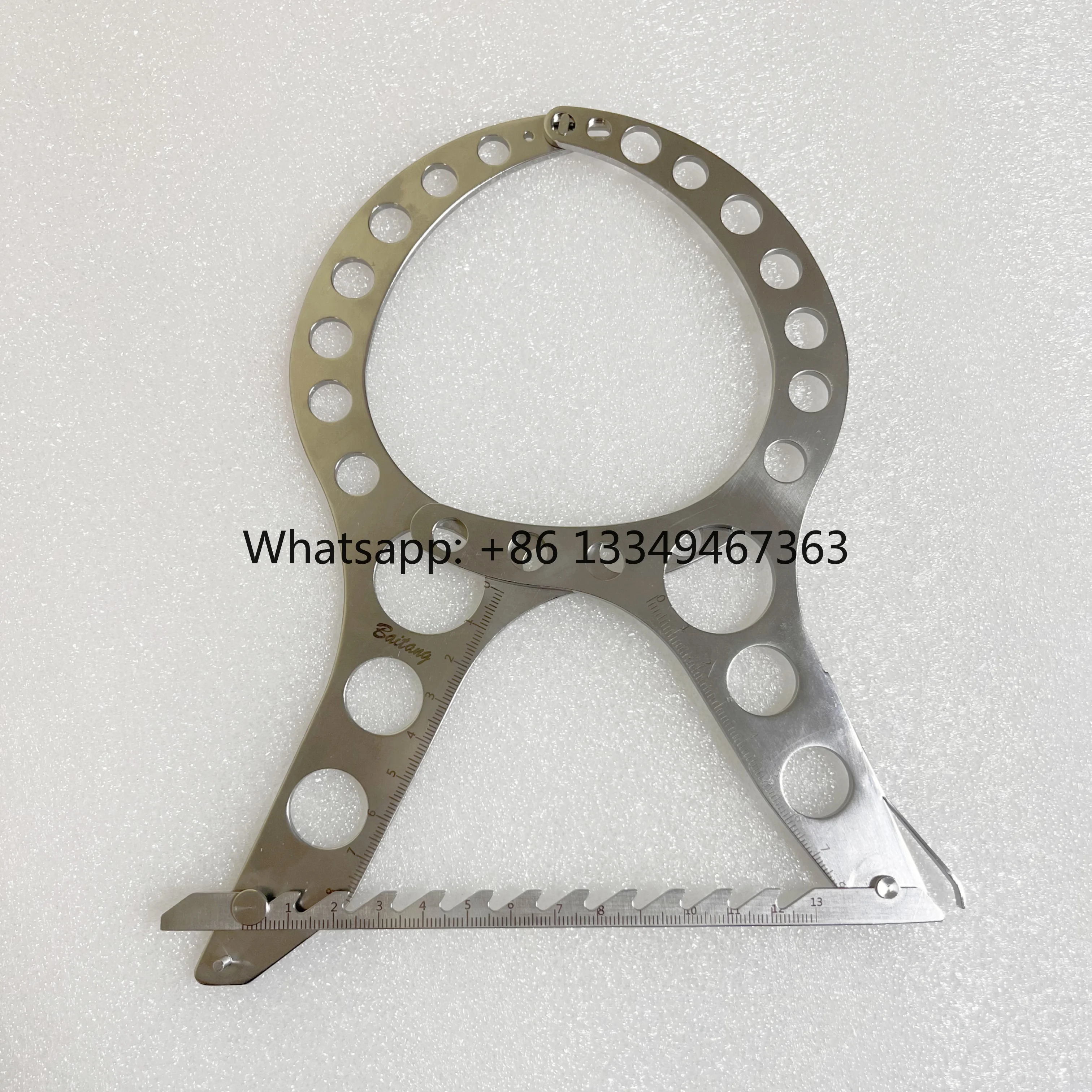Stainless Steel Reusable Breast Elevator for Mammoplasty Surgery with Scale Measurement Plastic Surgery