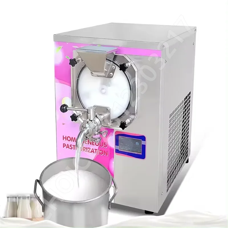 Commercial High Pressure Yogurt Milk Pasteurizer Pasturizer Machine Mixer Gelato Ice Cream Fruit Juice Milk Pasteurization Maker