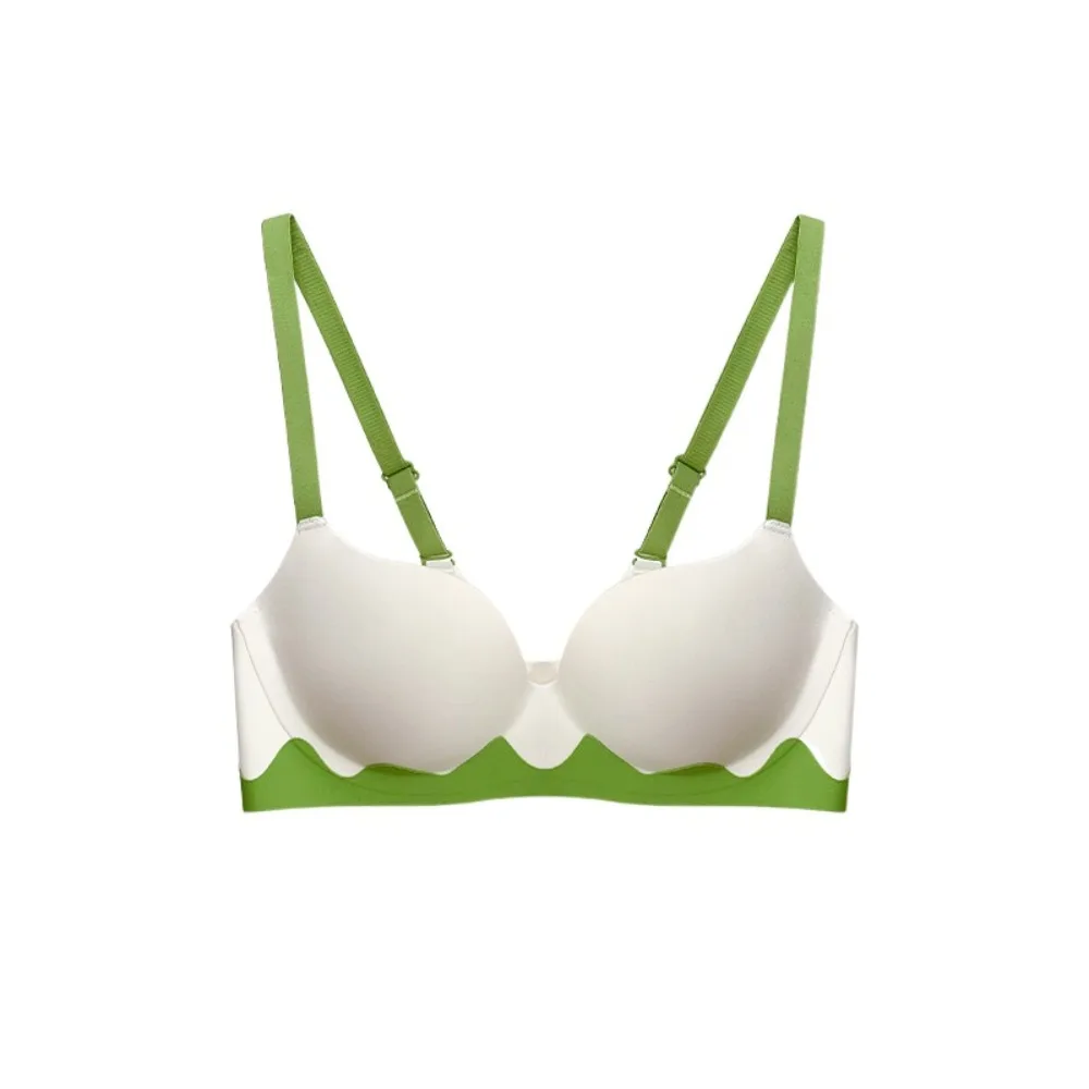 

Soft Underwear Wireless Deep V Bra Close-fitting Anti-sagging Brassiere for Women Gathered Breasts Lingerie Seamless Bra Girls