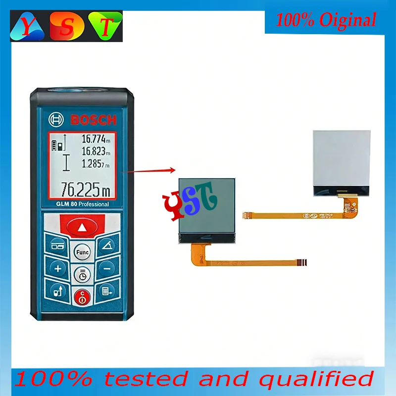 For BOSCH GLM80 Handheld Laser Rangefinder LCD Display Screen(NO backlight) Parts Replacement Repair