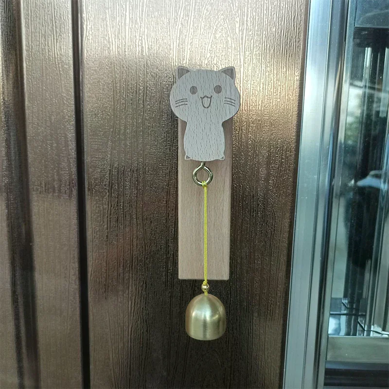 Wooden Door Bell Shopkeeper Bell Hanging Decorative Delightful Sound Door Opening Wind Chime Door Bell Garden Home Decor Gift