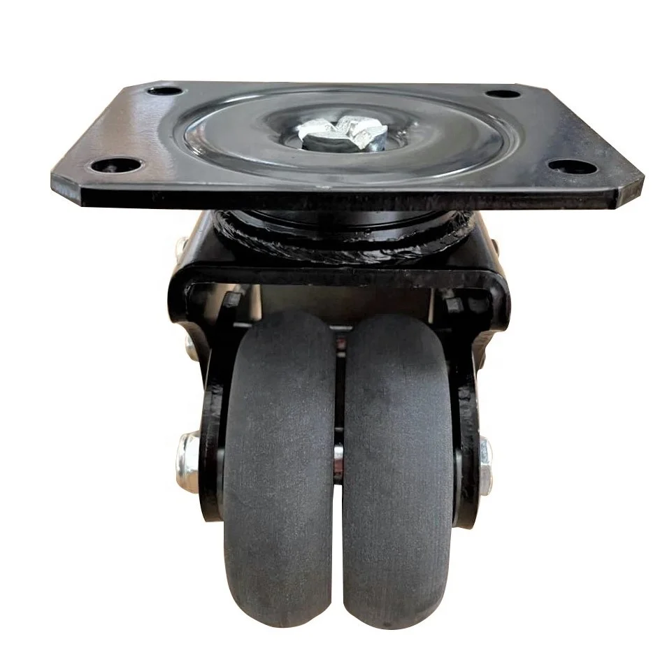 S-S روبوت مزدوج العجلات ممتص الصدمات AGV Caster Spring Damper محملة