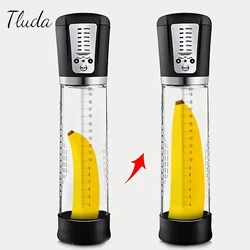 Electric Vacuum Penis Pump for Men Rechargeable Penis Enlargement Extender Pump Masturbator for Men Adult Goods Sex Toy for 18+