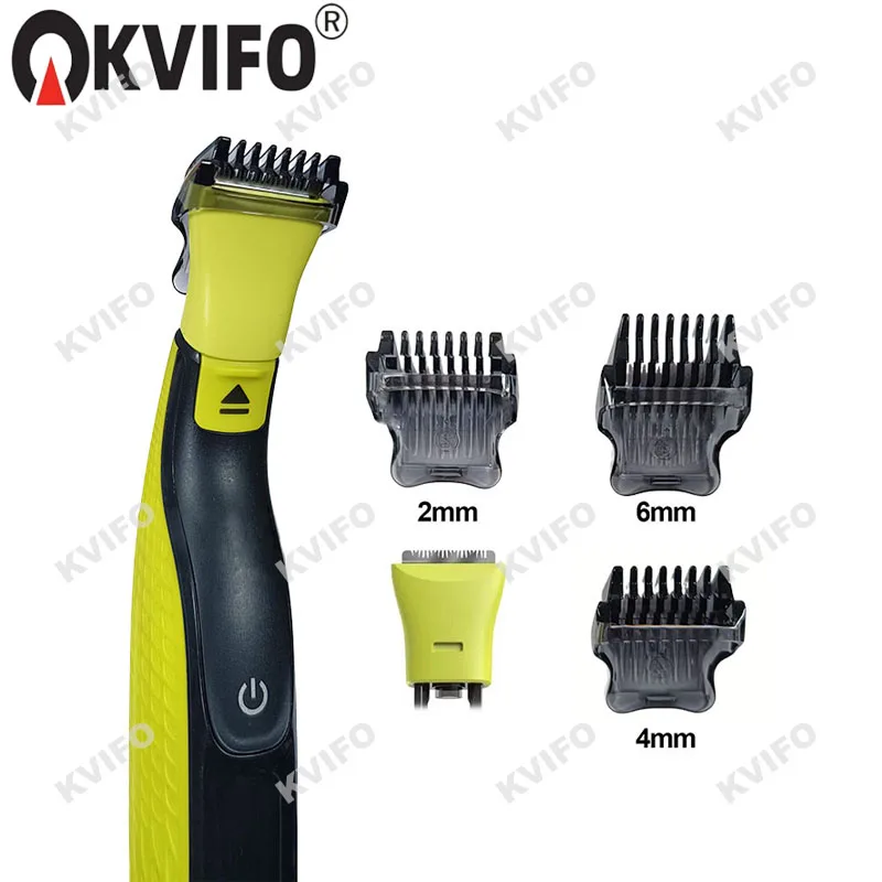 

KVIFO НОВАЯ сменная головка для бритвы Philips One Blade QP2520 QP2630 QP2834 QP6510 QP6520, триммер для бороды, комплект с регулируемой длиной 3