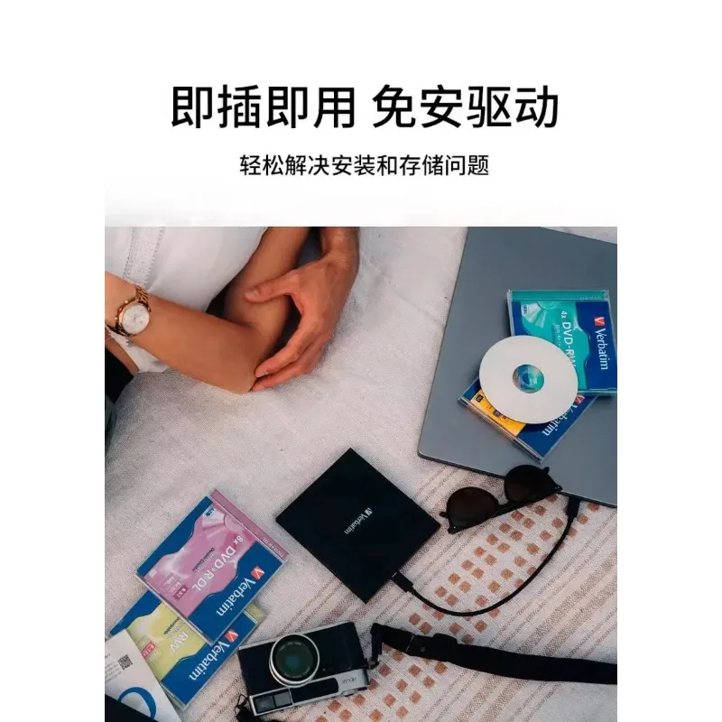 Queimador Blu-ray externo 4K 100GB UHD Unidade óptica para notebook de mesa móvel USB3.2 + TYPE-C