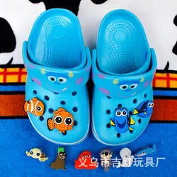 Cute Cartoont Finding Nemo Shoe Buckle PVC Characters Nemo Dory Shoe Charms Souvenir Decoration Kids Party X-mas Gifts