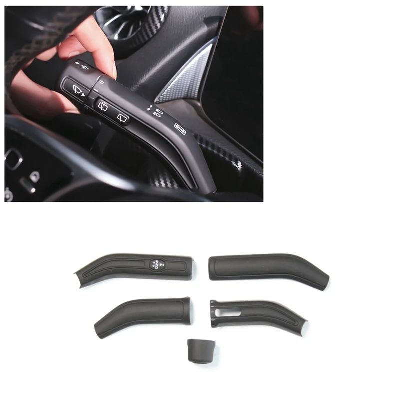 

Car Gear Shift Lever Wiper Rod Cover Trim For Mercedes Benz B GLB GLA Class W247 Interior Accessories