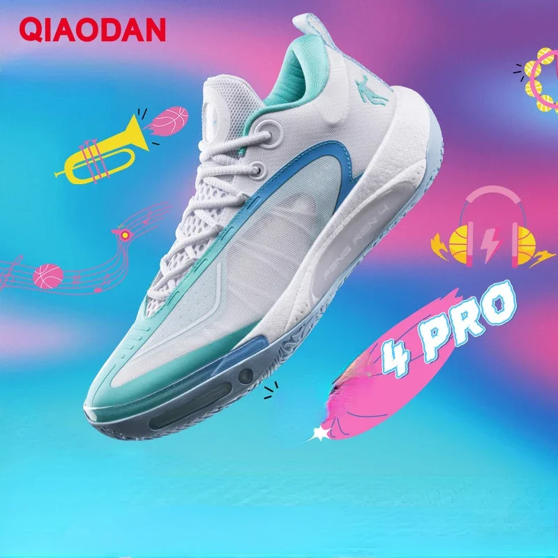 

QIAODAN Basketball Shoes for Men 2024 New Professional Shock-Absorbant Breathable High Quality Anti-slip Sneakers AM23240101