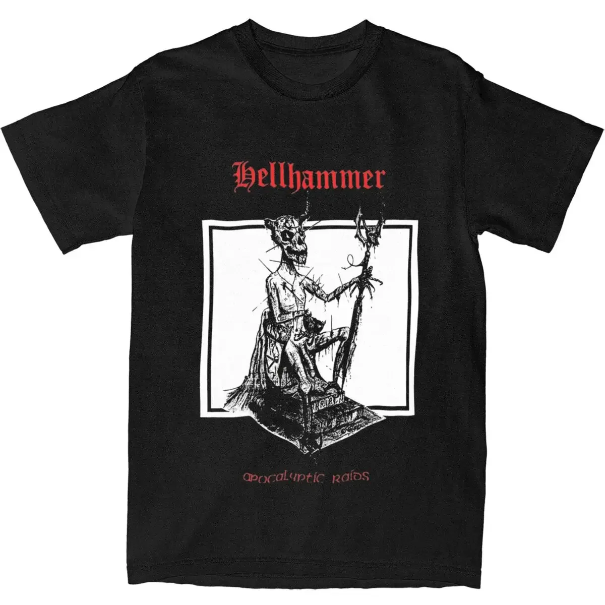 Fashion Hellhammer Band T Shirt for Men Women Cotton Extreme Metal Tee Shirt Unique Clothing