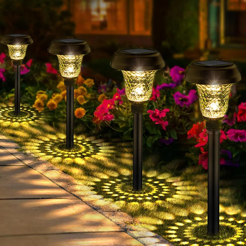 

Solar Lights Outdoor Waterproof Garden Auto On/Off LED Solar Pathway Lights for Patio Yard Path Walkway Garden Decor