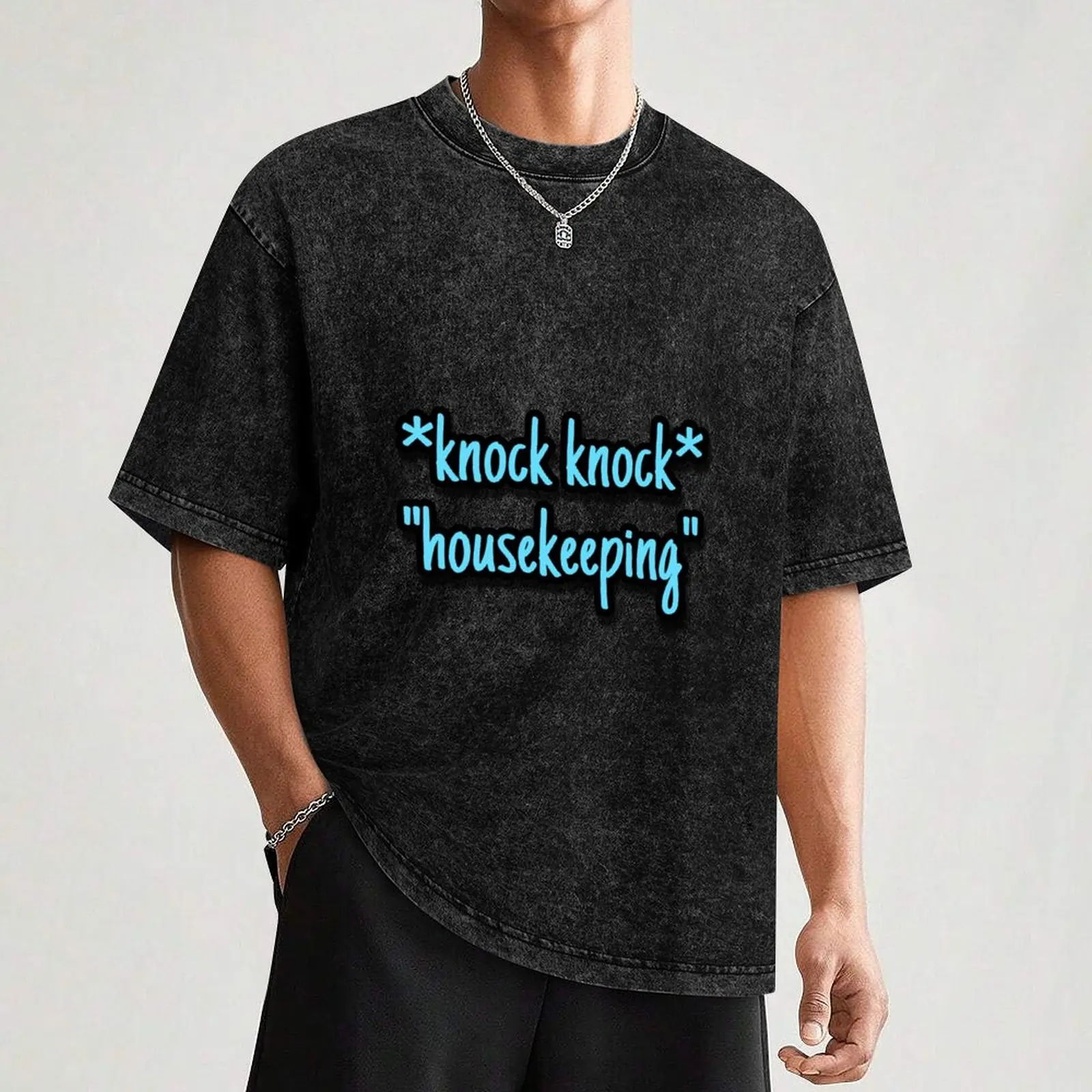 housekeeping T-Shirt Basic Cotton T-Shirt