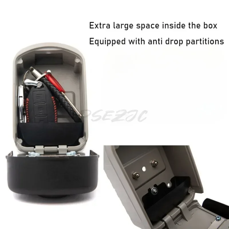 4-position Combination Waterproof and Rainproof Password Key Box Wall Mounted Secure Storage Outdoor Key Storage Box Anti-theft