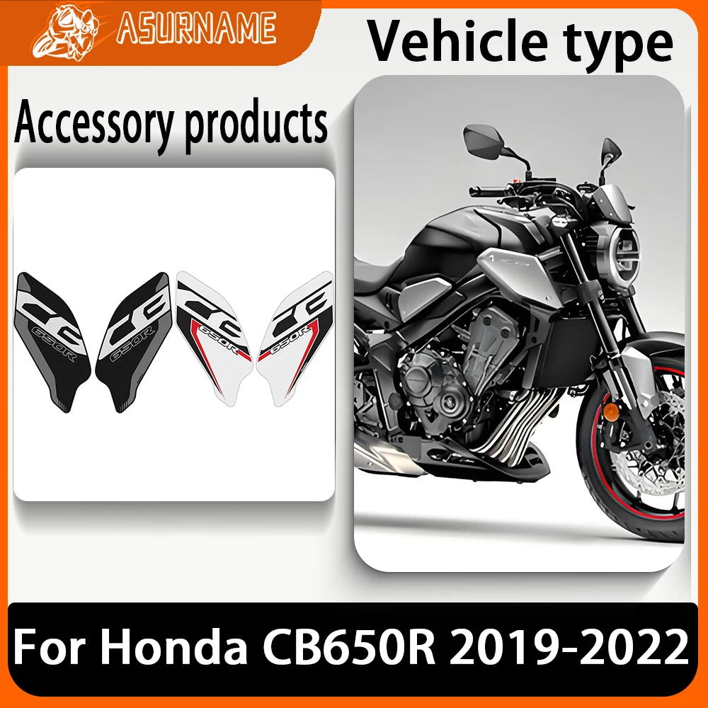 

CB 650R Motorcycle Side Tank Pad Protection Knee Grip Traction Accessorie For Honda CB650R 2019-2022 Anti-slip sticker