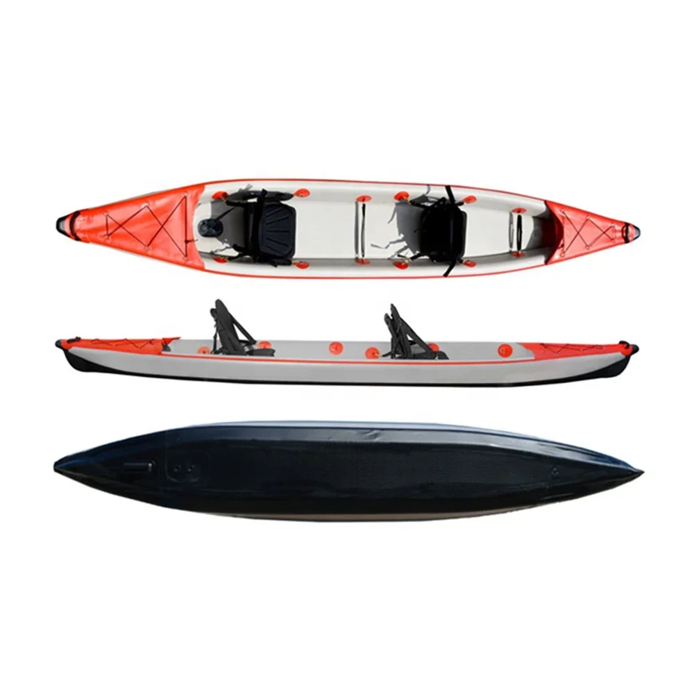 Lightweight Full Drop Stitch Kayak 2 Person Inflatable 