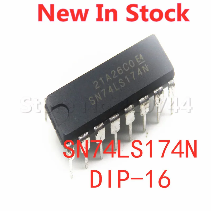 5PCS/LOT SN74LS174N 74LS174 DIP-16 logic-trigger master reset In Stock NEW Original IC