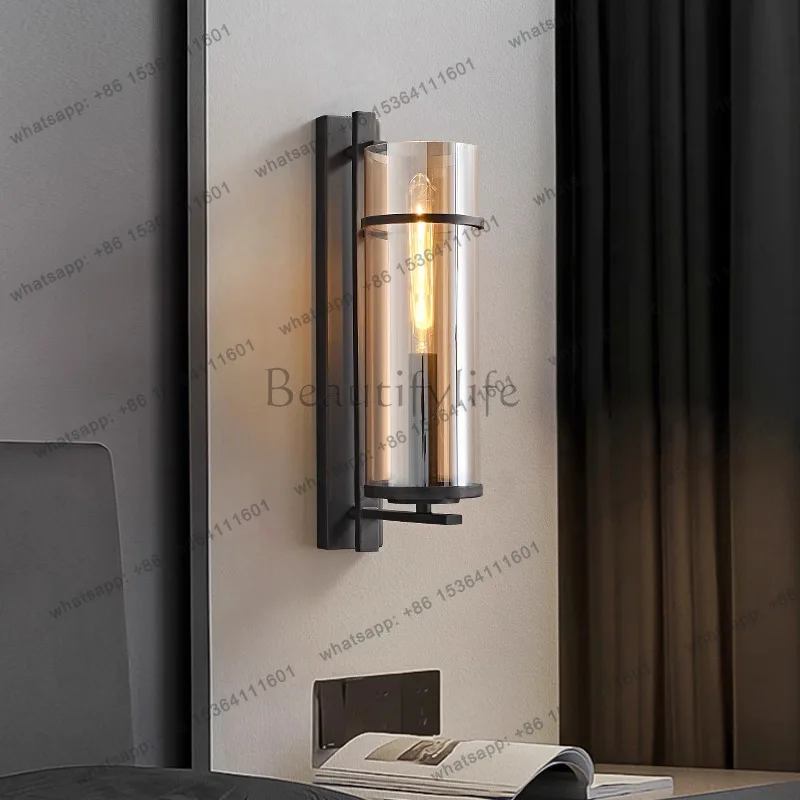 Cross-border Nordic full copper living room background wall hotel creative personality luminous object