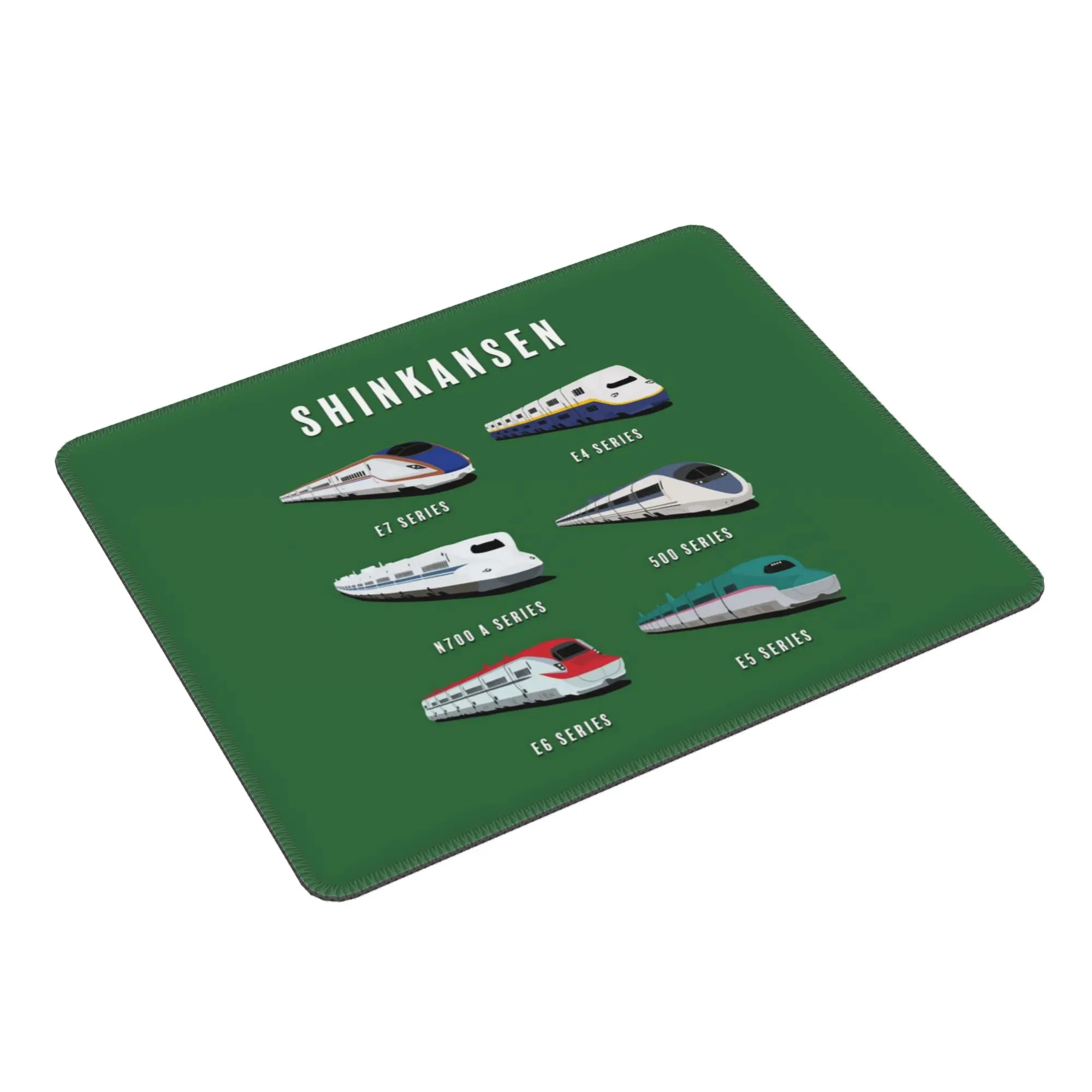 

Japanese Shinkansen Bullet Trains Artwork Mouse Pad Computer Keyboard Mouse Mat Gaming PC Laptop Desk Mat Office Table Mats