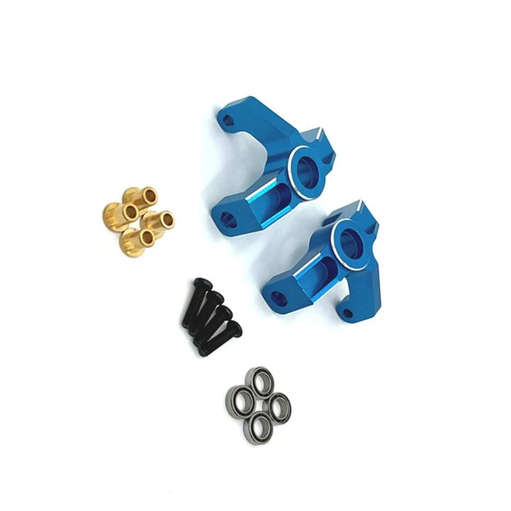 RC Car Upgrade Steering Cup Bearing Set for   C8803 WLtoys 1/14 144016 1/12 124016 RIaarIo XDKJ-001 Blue