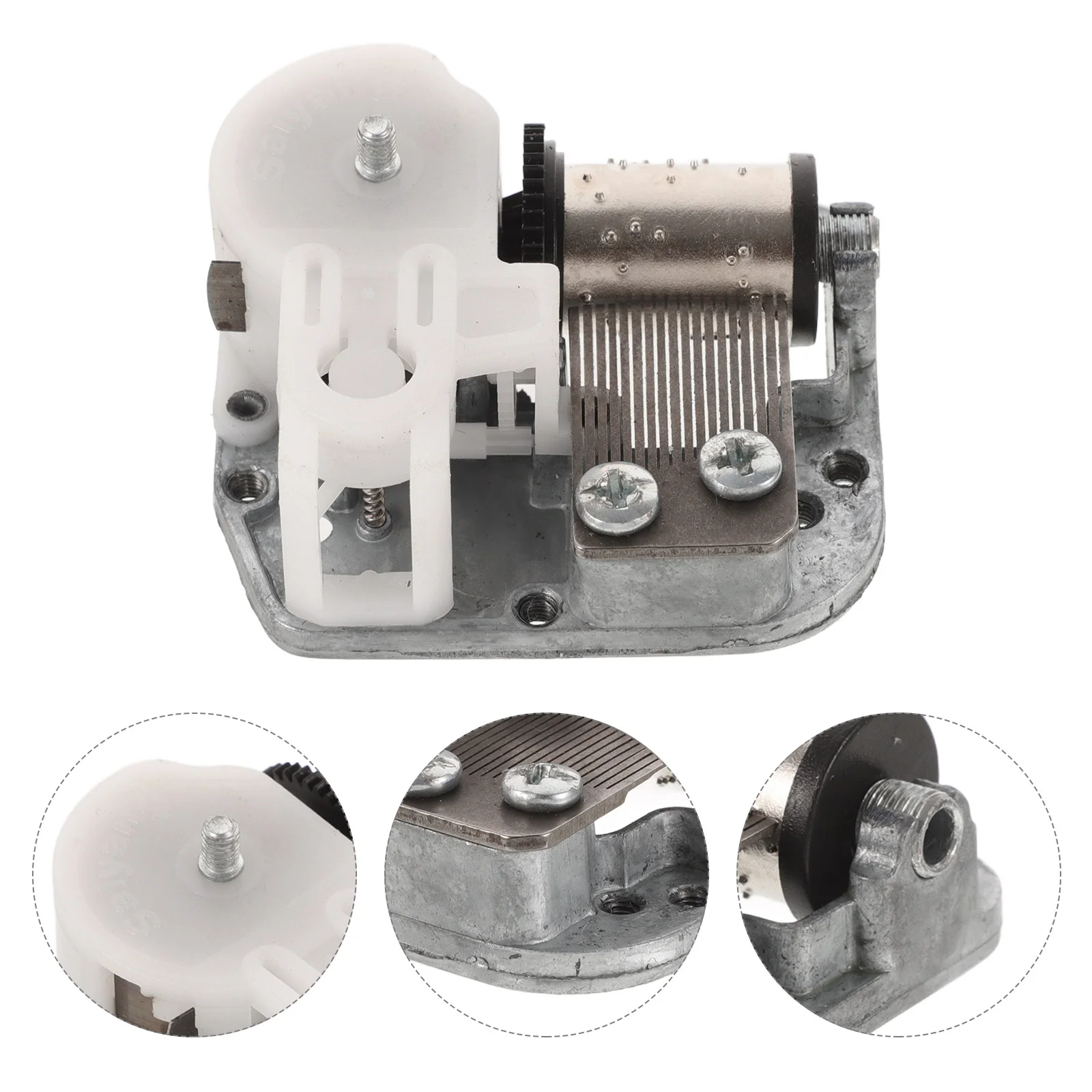 

Dual Shaft 18NS33 Wind Up Music Box Mechanism With Clockwork Movement Replacement Part For Wooden Glass Plastic Metal Boxes Diy