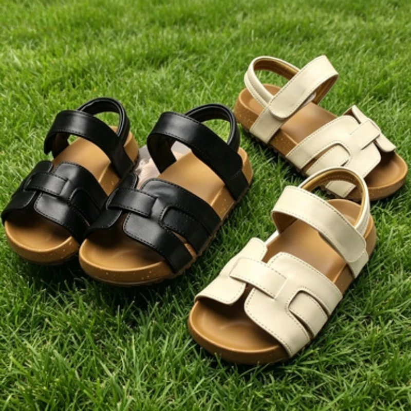 

Children's casual sandals, stylish summer shoes for boys, breathable and lightweight sandals, soft-soled beach shoes for girls