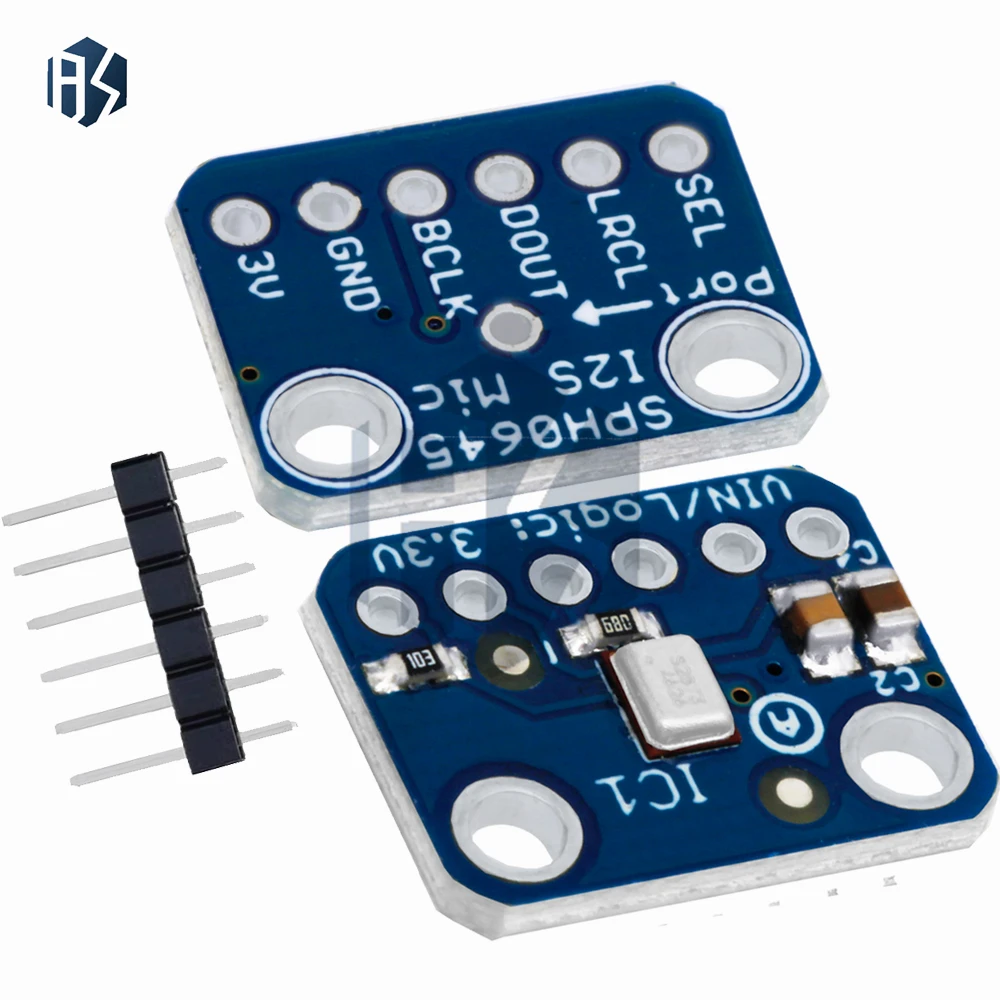 SPH0645 I2S MEMS マイクブレークアウトセンサーボードモジュール SPH0645LM4H マイクモジュール 1.6-3.6V Arduino Raspberry Pi 用