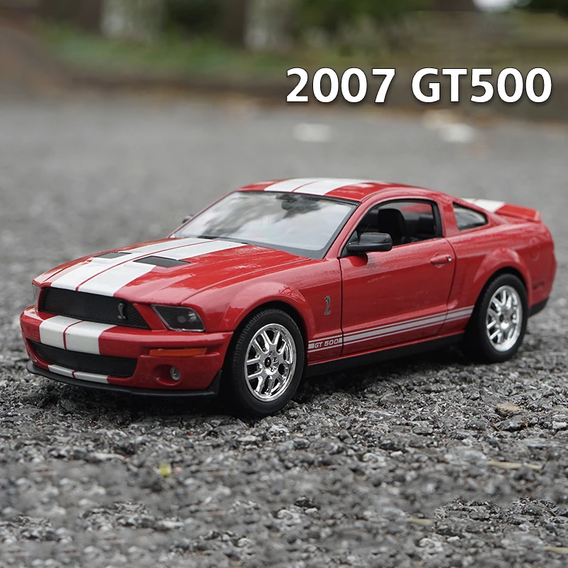 

WELLY 1:24 Ford Mustang Shelby GT500 Cobra 2007 Alloy Car Model Diecasts & Toy Vehicles Toy Cars Kid Toys For Children Gifts