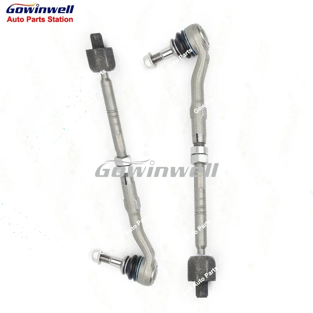 Pair Front Steering Tie Rod End Head Assembly For BMW 7 Series E65 E66 E67 745Li 750Li 760Li 32106777268 32106774360 32216756368
