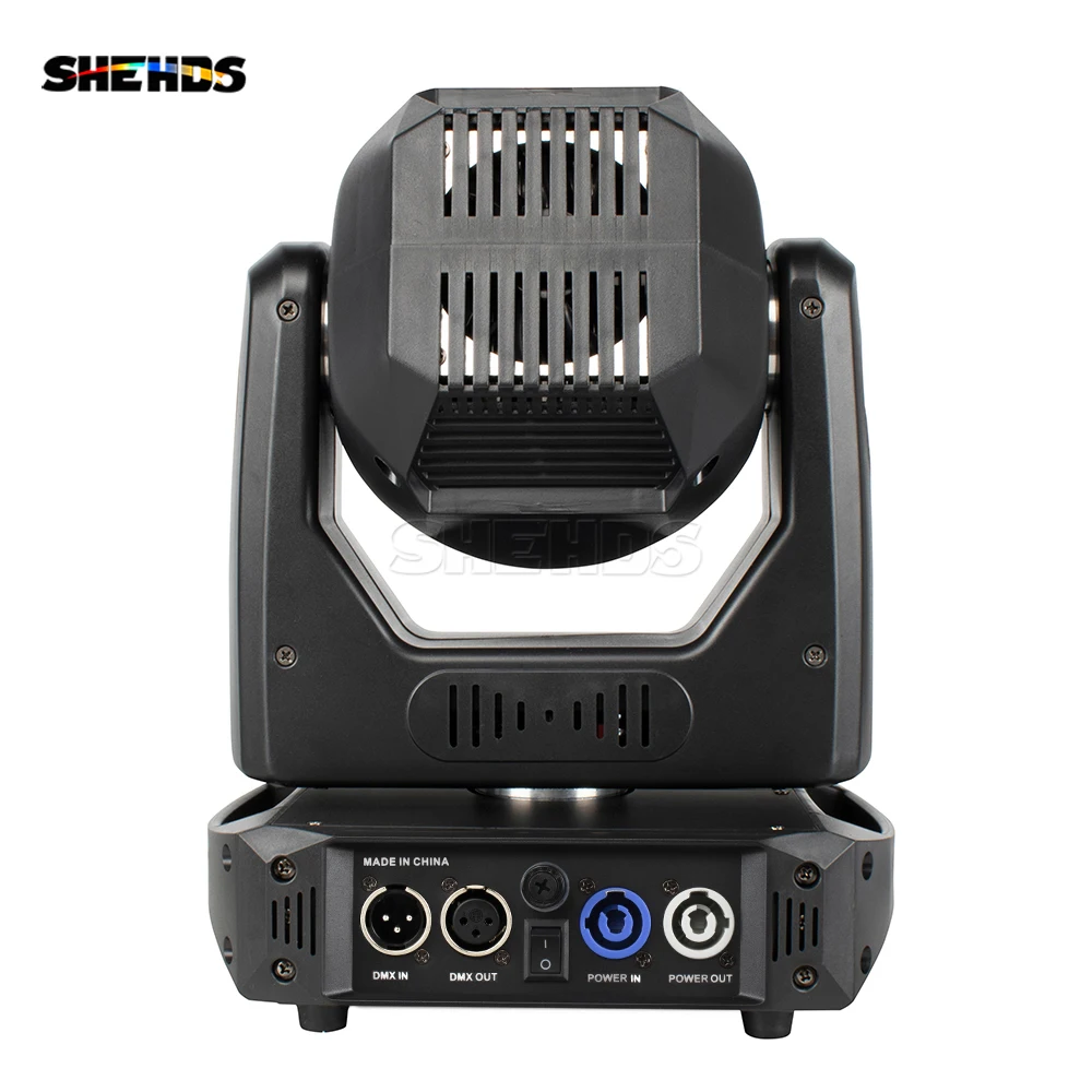 SHHEHDS 2 PCS Spotlight 100W Moving Moving Light with 6 Prisms for Disco DJ Theater Concert Bar Dance Theater