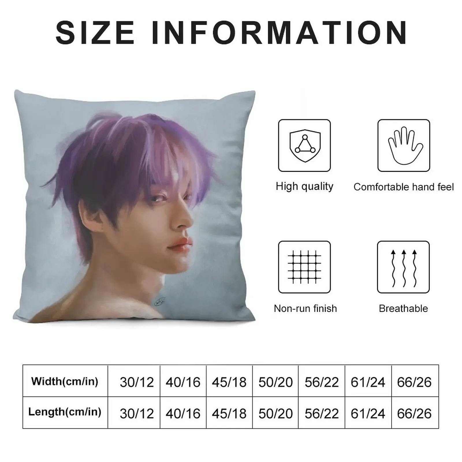 Lee Know purple hair Throw Pillow Sofa Cover Sofa Cushions Cover Luxury Cushion Cover pillow