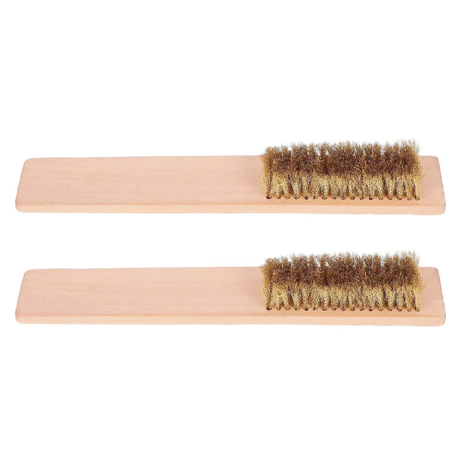 

2Pcs Rust Removing Cleaning Brush Wooden Handle Ski Wax Remover for Snowboard Skiing Board Sliding Plate Skateboard