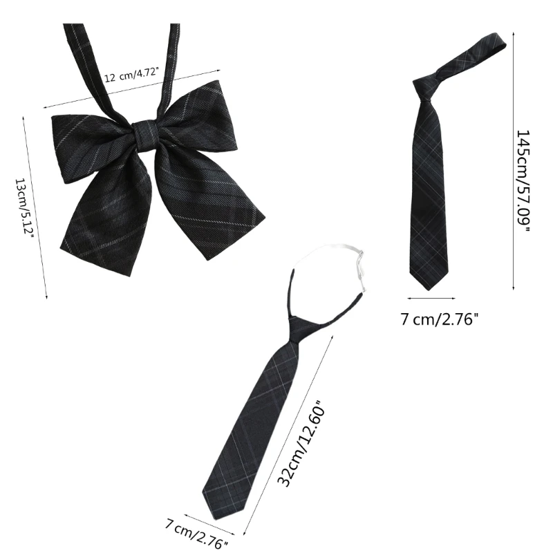 Bow Tie สำหรับญี่ปุ่น JK COSPLAY อุปกรณ์เสริมผ้าผูกคอ JK seifuku Dropship