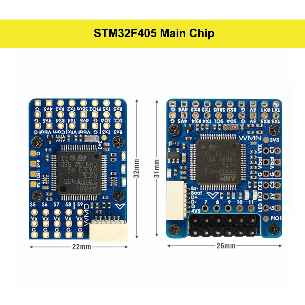 MATEK F405-WMO FC STM32F405 ICM42688P Built-in OSD Blackbox ArduPilot For RC Fixed Wing VTOL Drone Accessories - view 2