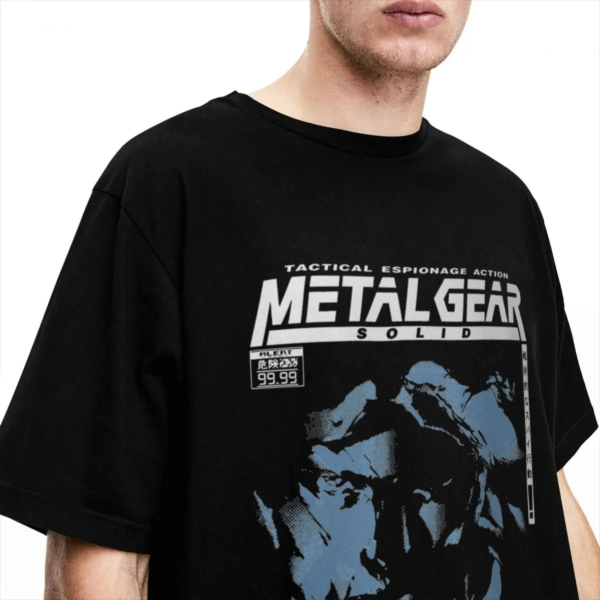 Funny MGS1 Snake Metal Gear Solid Action Adventure Game T-Shirts Men Women 100% Cotton Tee Shirt New Arrival Clothing