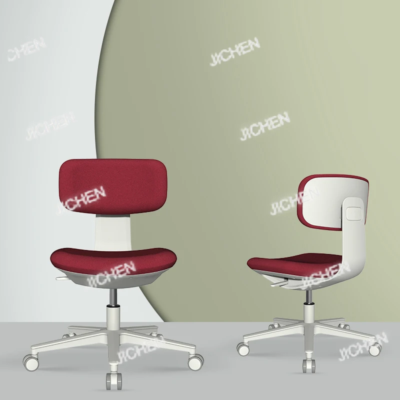 

Современный вращающийся стул для ноутбука без подлокотников, тканевый, для студентов, для домашнего офиса.